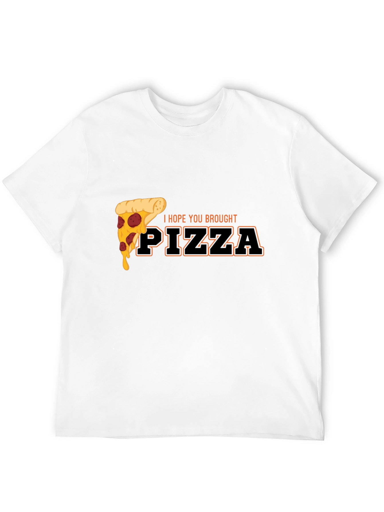 Pizza Lovers Black Graphic Tee