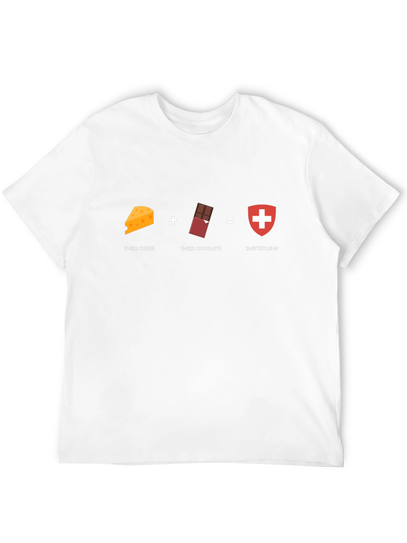 Switzerland Swiss Cheese Chocolate T-Shirt