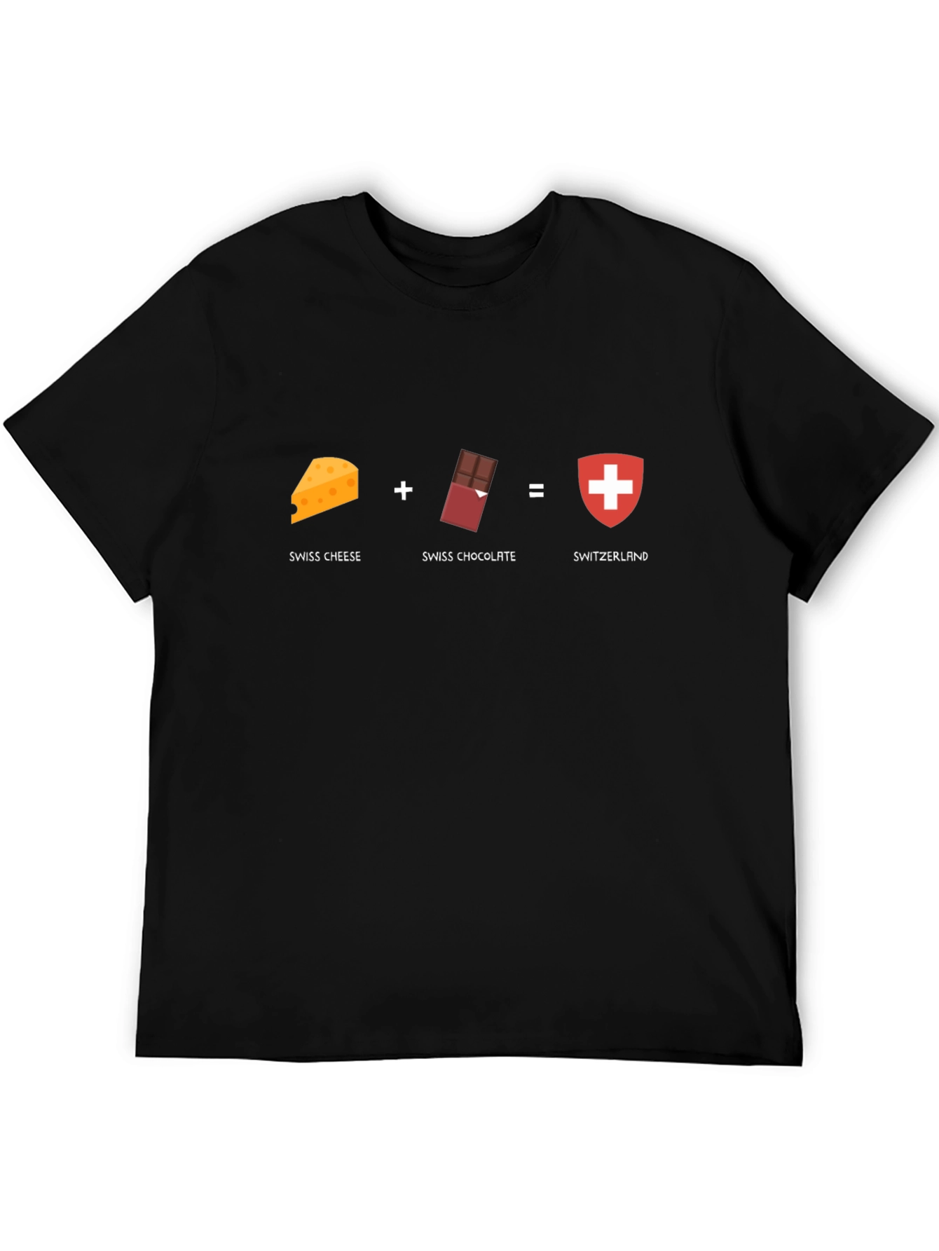 Switzerland Swiss Cheese Chocolate T-Shirt