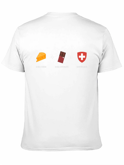 Switzerland Swiss Cheese Chocolate T-Shirt