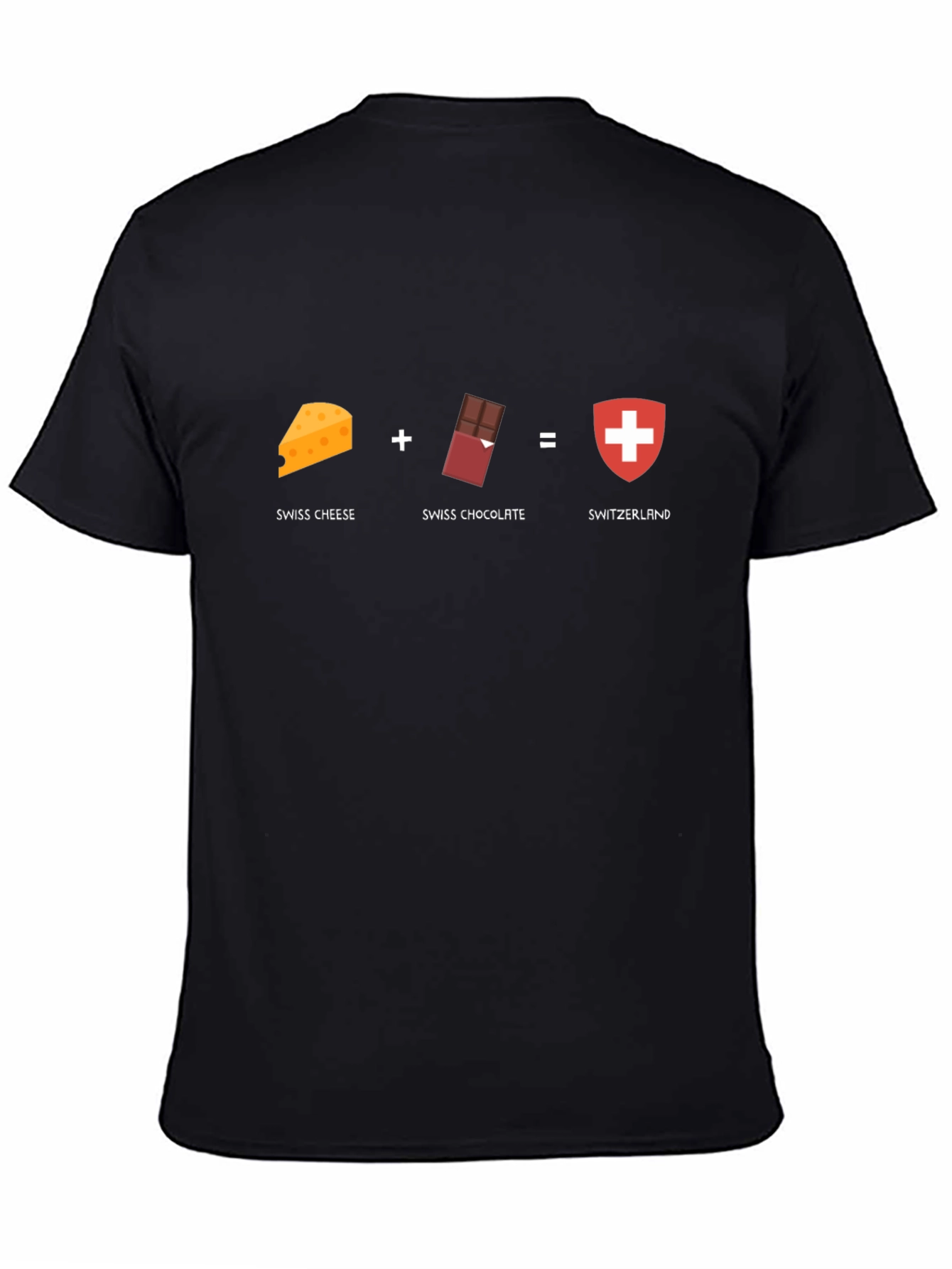 Switzerland Swiss Cheese Chocolate T-Shirt