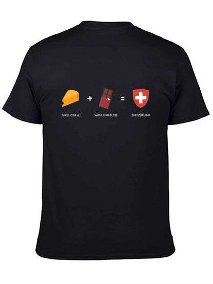 Switzerland Swiss Cheese Chocolate T-Shirt