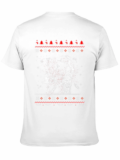 Bartender Ugly Christmas Sweater Graphic T-Shirt