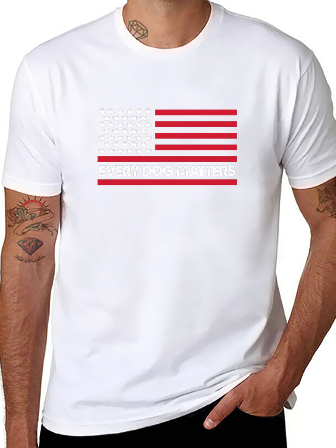 Every Dog Matters Patriotic Tee