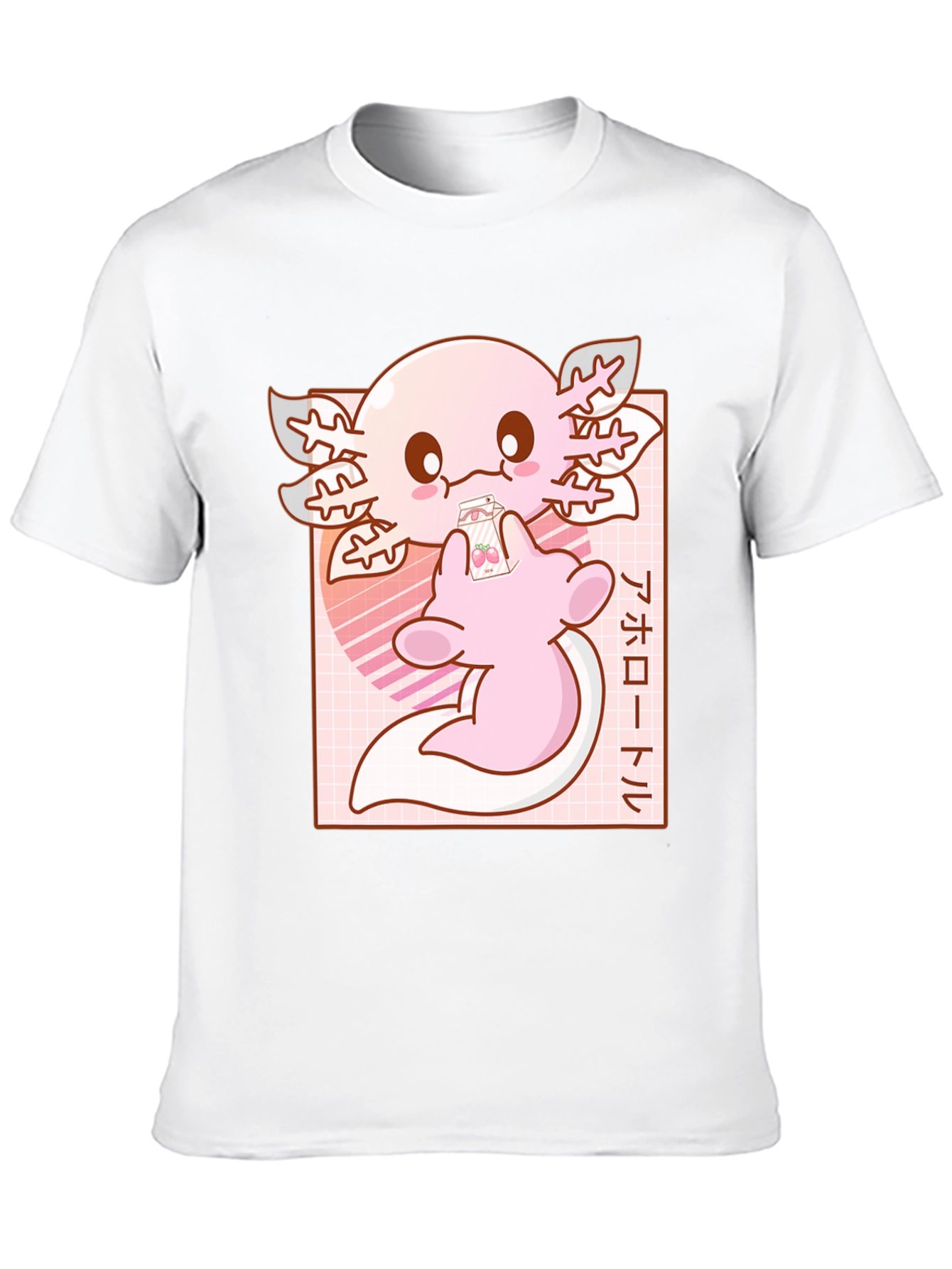 Axolotl Kawaii Anime T-Shirt