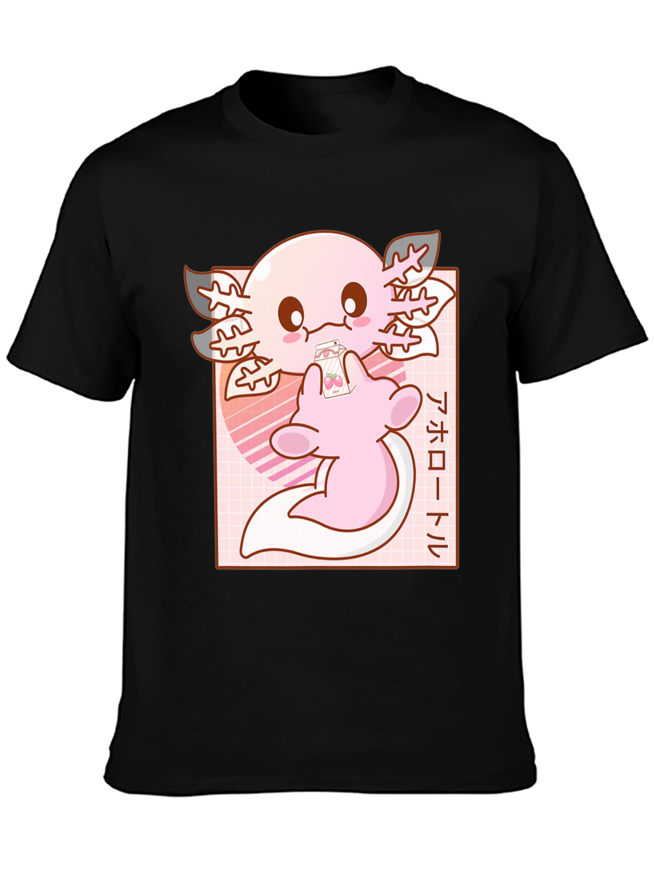 Axolotl Kawaii Anime T-Shirt