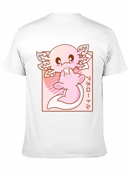 Axolotl Kawaii Anime T-Shirt