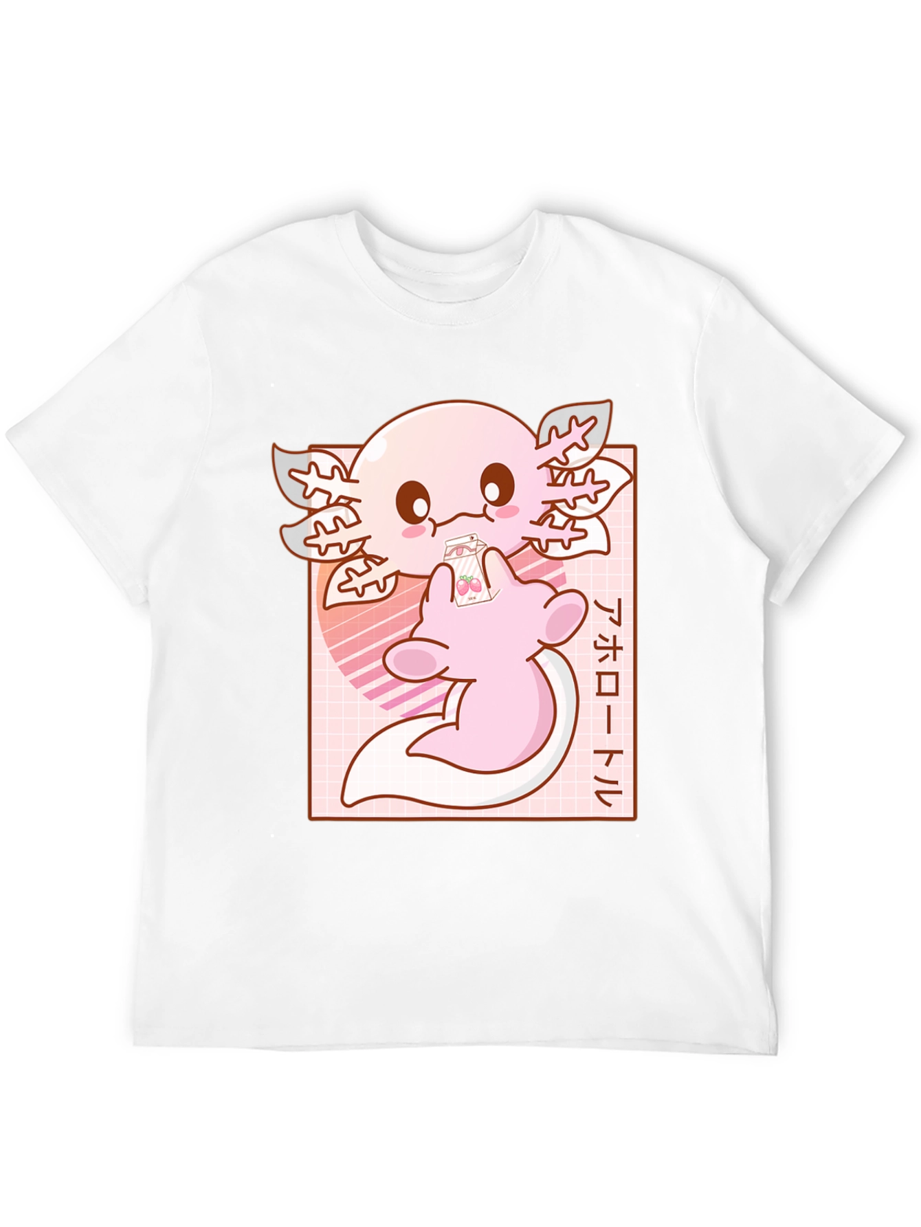 Axolotl Kawaii Anime T-Shirt