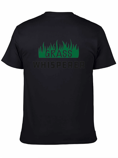 Grass Whisperer Graphic Tee - Black Crew Neck