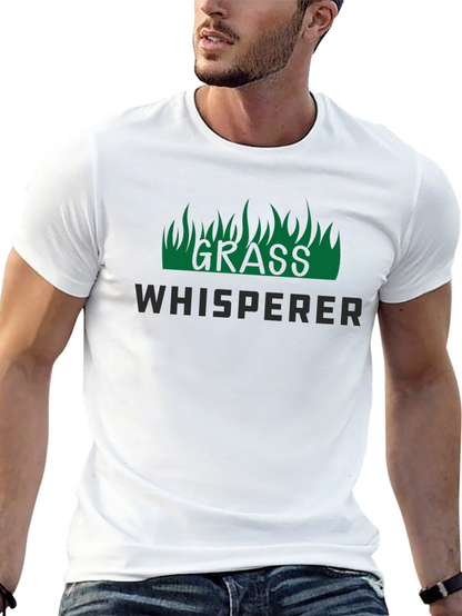 Grass Whisperer Graphic Tee - Black Crew Neck
