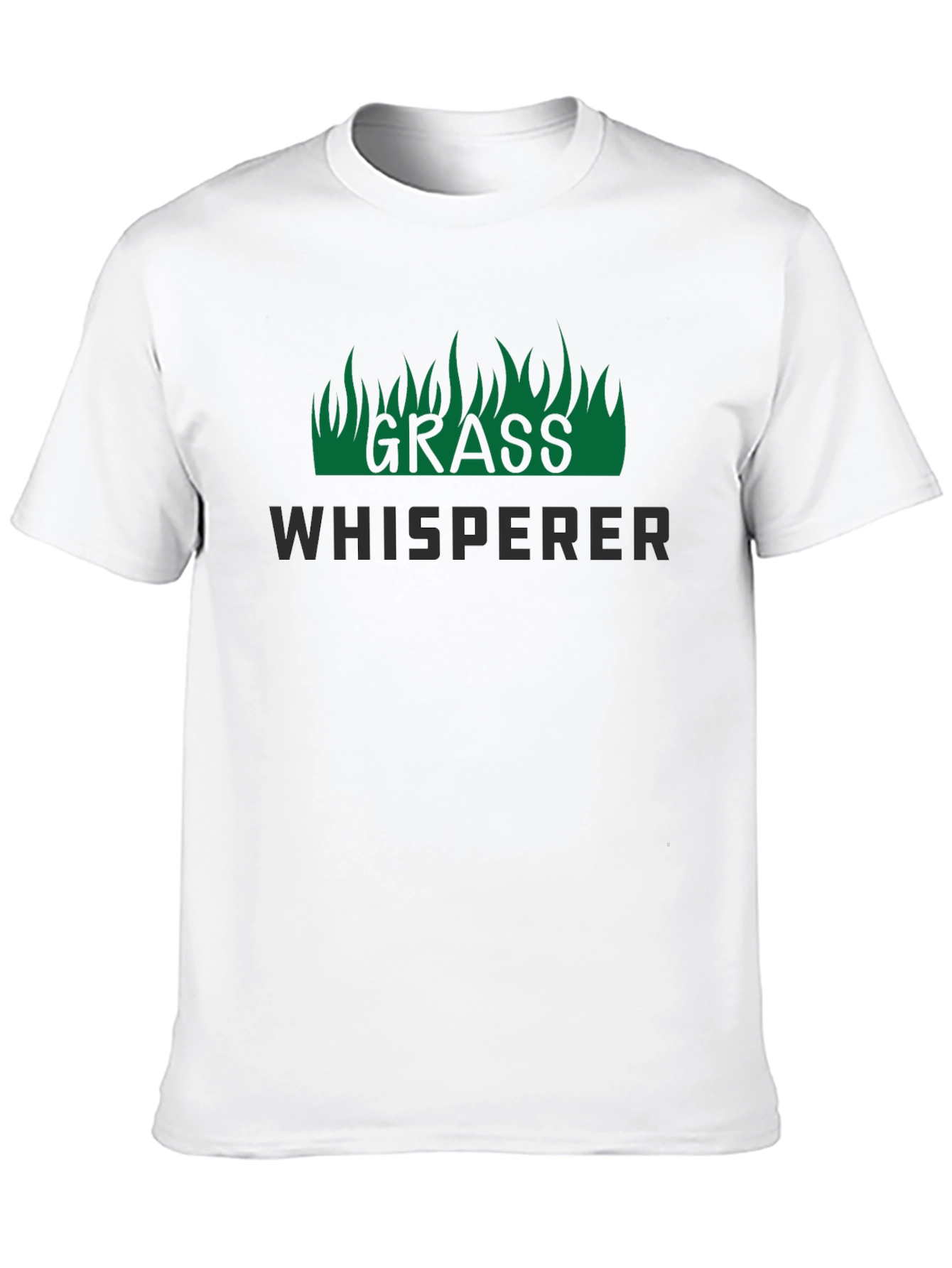 Grass Whisperer Graphic Tee - Black Crew Neck