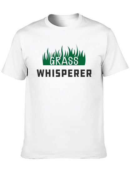 Grass Whisperer Graphic Tee - Black Crew Neck