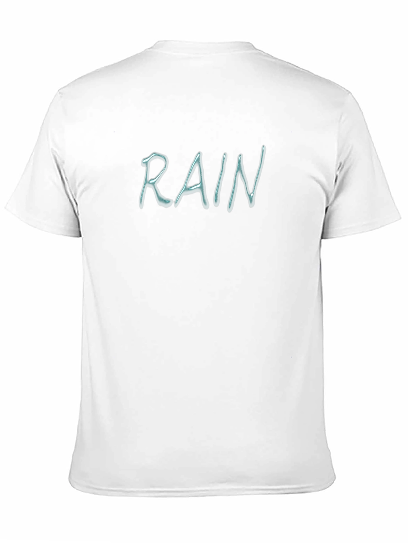 Mens Black RAIN Graphic T-Shirt