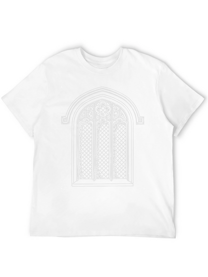 Gothic Window Graphic Tee - Black