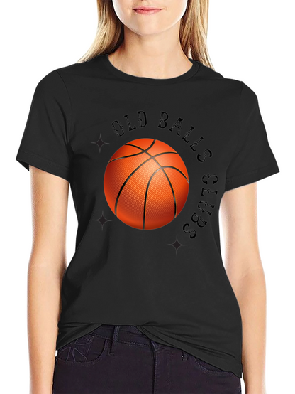 Old Balls Club Graphic Tee - Novelty Basketball T-Shirt