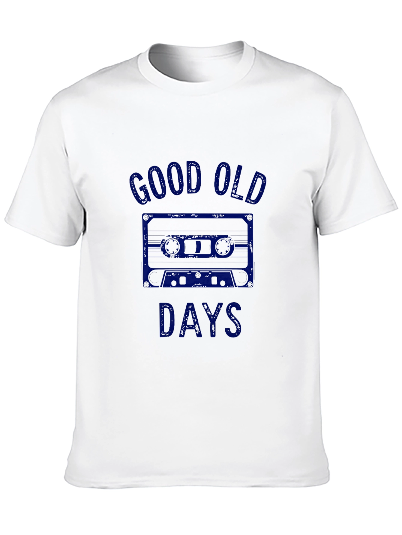Good Old Days Graphic Tee - Retro Cassette Design
