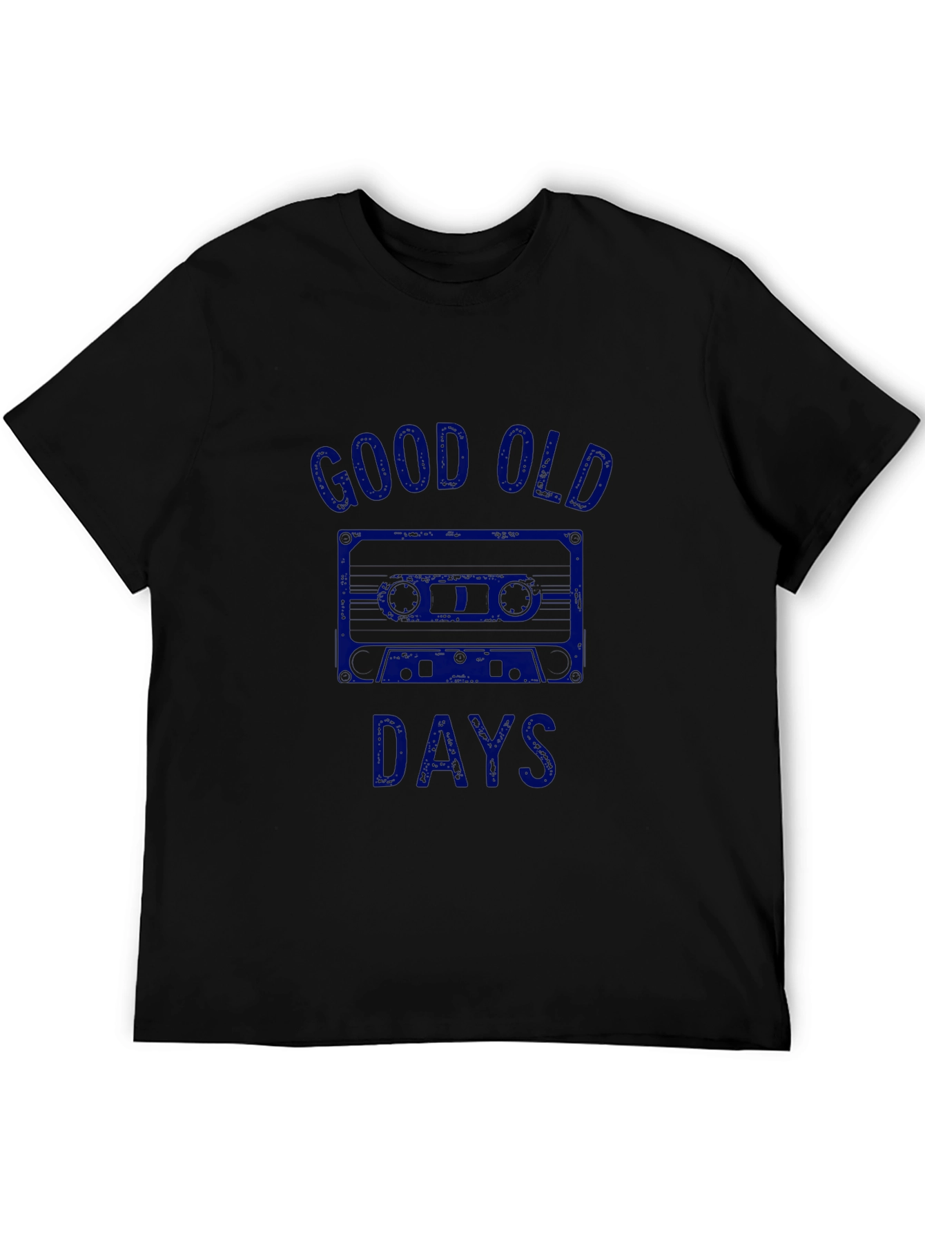 Good Old Days Graphic Tee - Retro Cassette Design