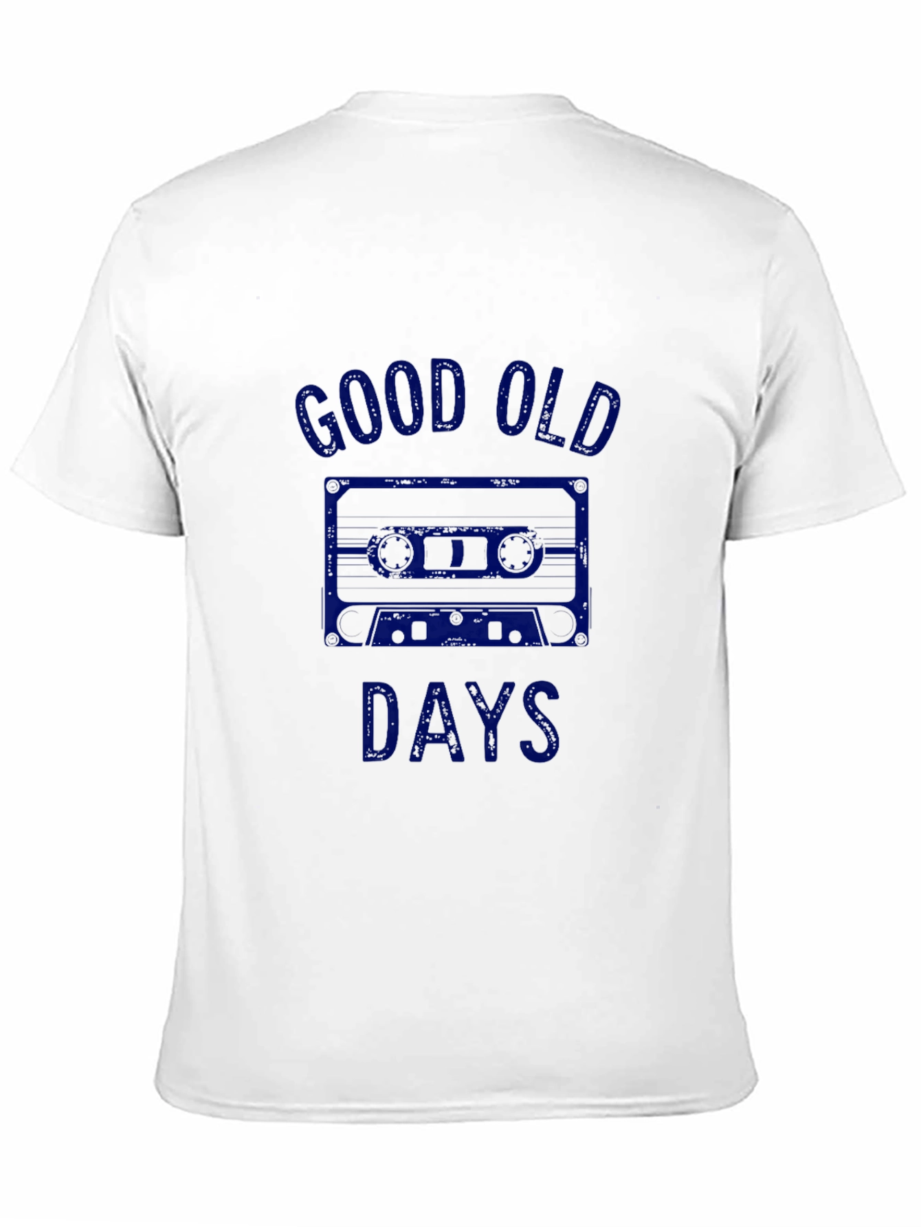 Good Old Days Graphic Tee - Retro Cassette Design