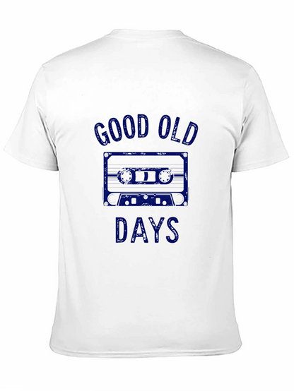 Good Old Days Graphic Tee - Retro Cassette Design