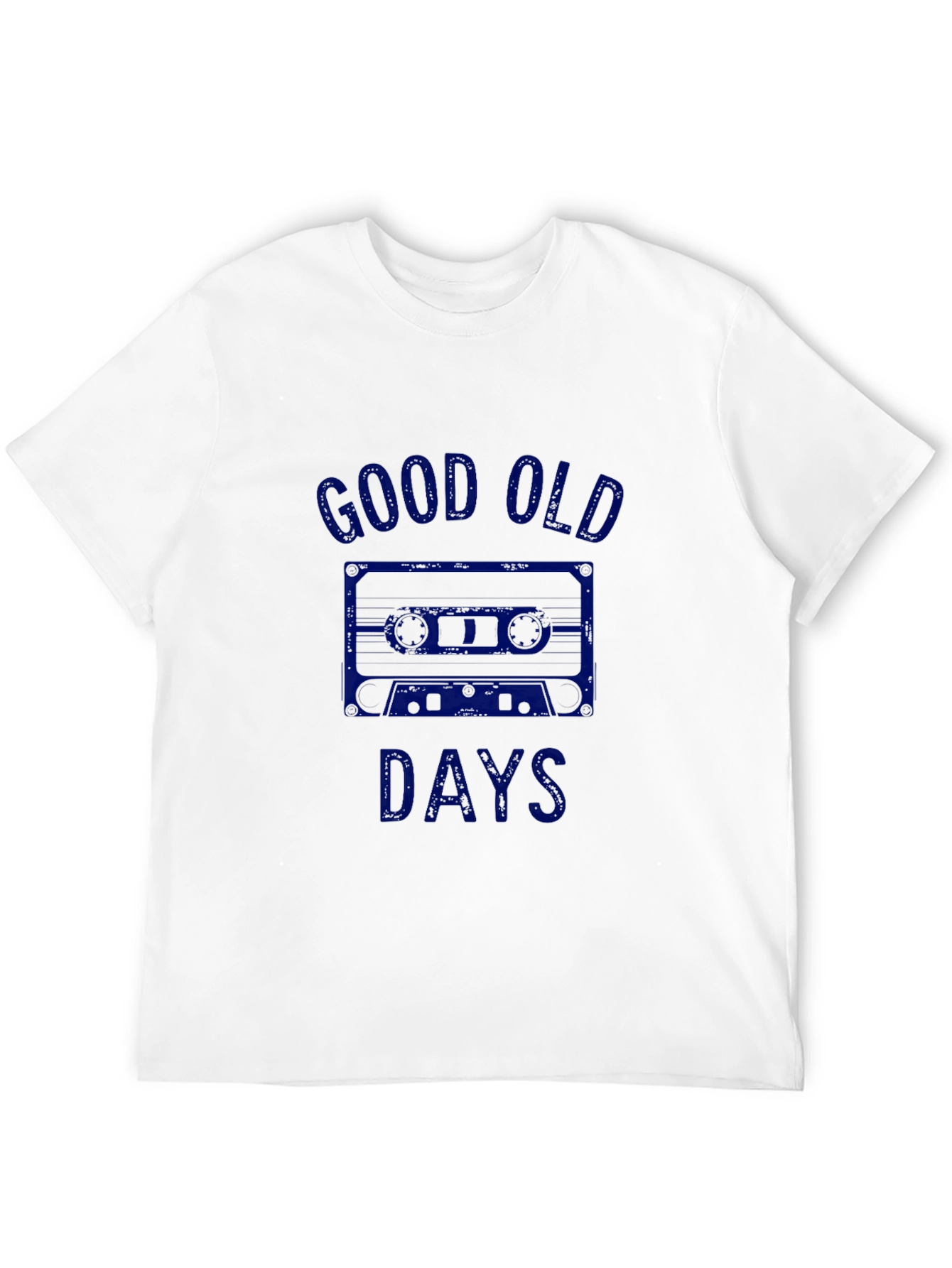 Good Old Days Graphic Tee - Retro Cassette Design