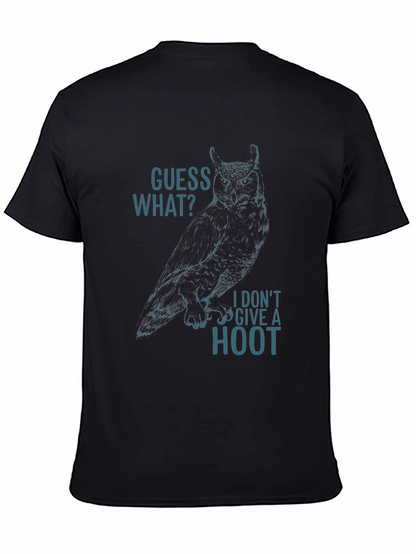 Guess What? Owl Graphic Tee - Black