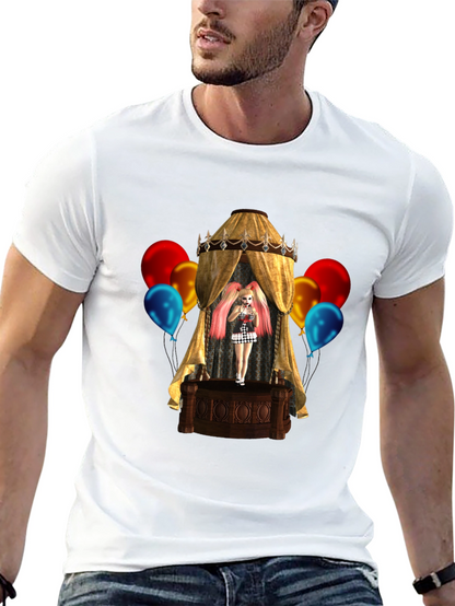 Novelty Cartoon Girl T-Shirt