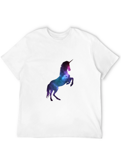 Unicorn Galaxy Black T-Shirt