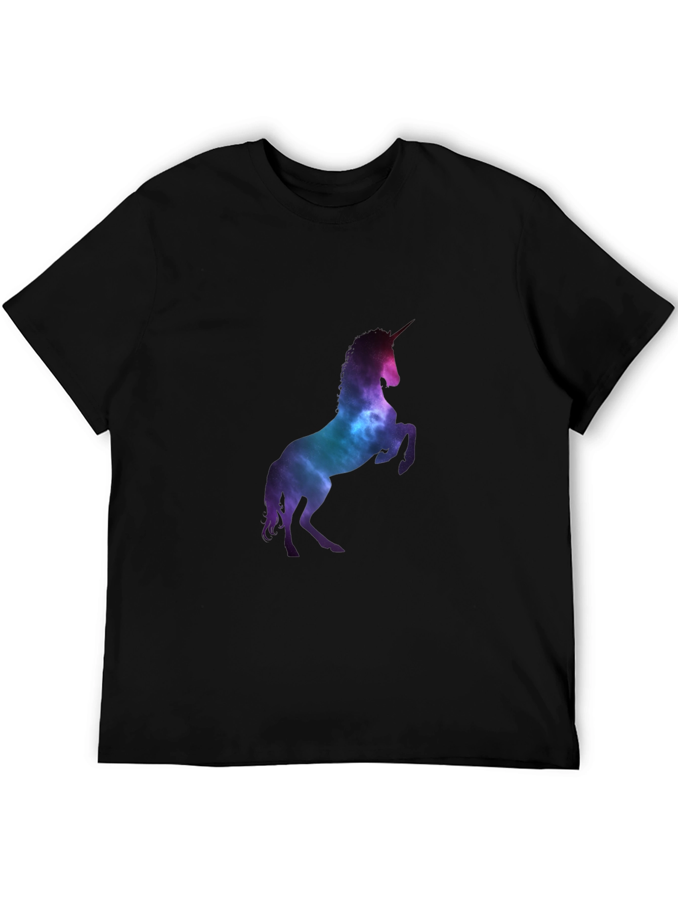 Unicorn Galaxy Black T-Shirt