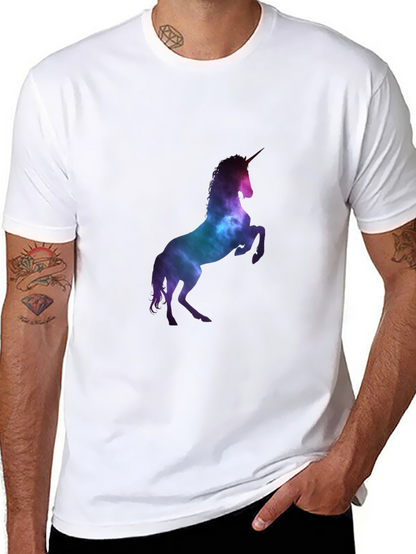 Unicorn Galaxy Black T-Shirt