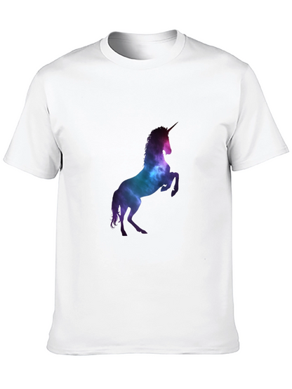 Unicorn Galaxy Black T-Shirt
