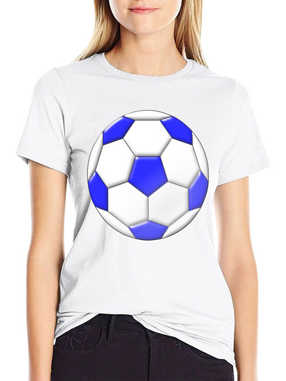 Soccer Ball Graphic Tee - Stylish Black T-Shirt