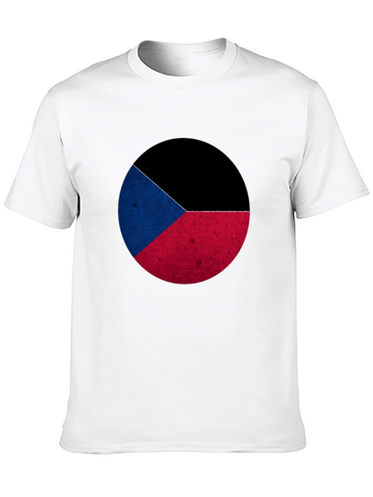 Czech Flag Graphic T-Shirt - Stylish Menswear