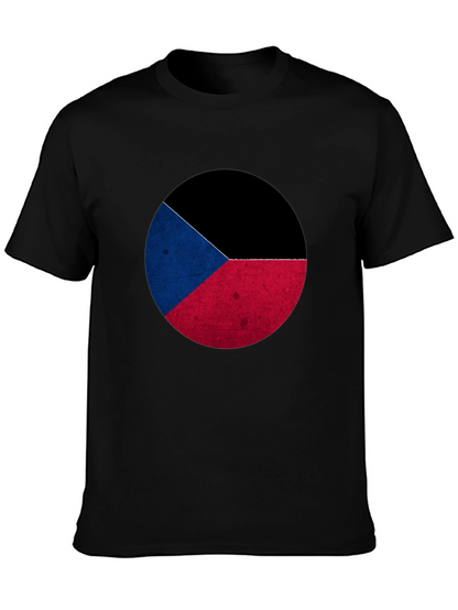 Czech Flag Graphic T-Shirt - Stylish Menswear