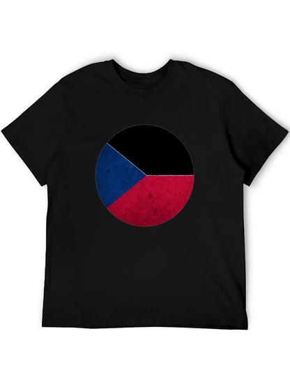 Czech Flag Graphic T-Shirt - Stylish Menswear