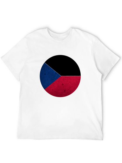 Czech Flag Graphic T-Shirt - Stylish Menswear
