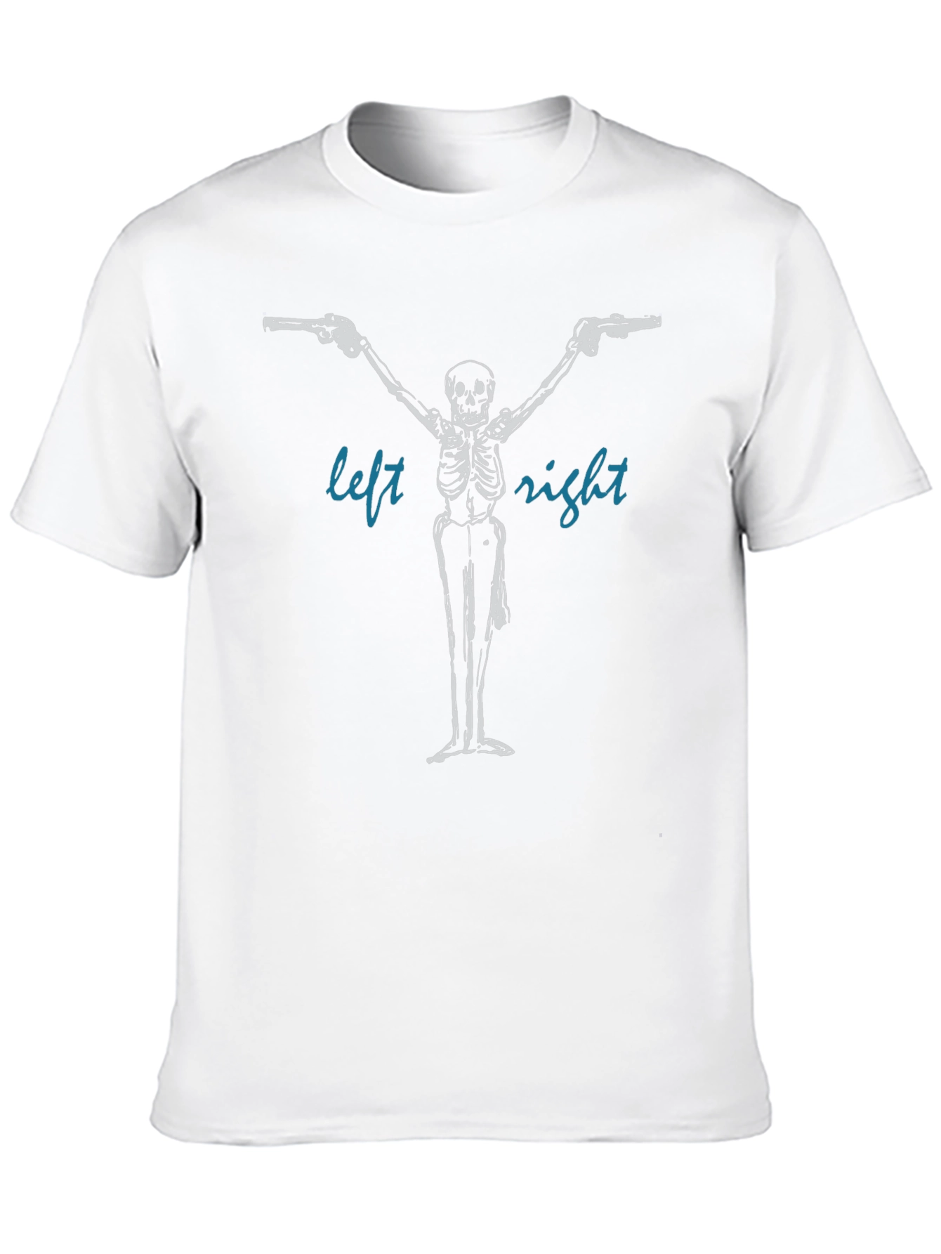 Skeleton Guns T-Shirt - Left Right