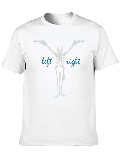 Skeleton Guns T-Shirt - Left Right