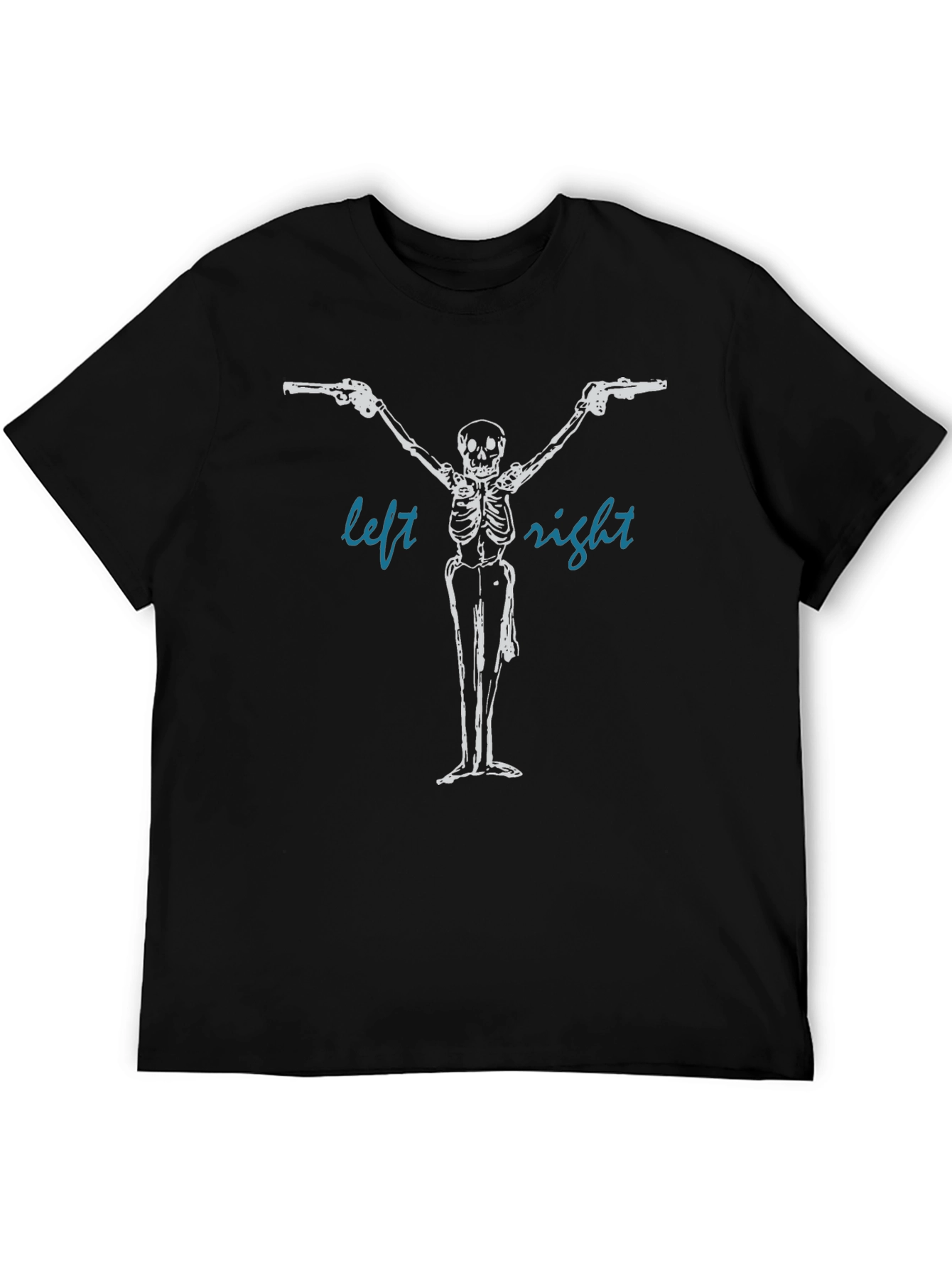 Skeleton Guns T-Shirt - Left Right