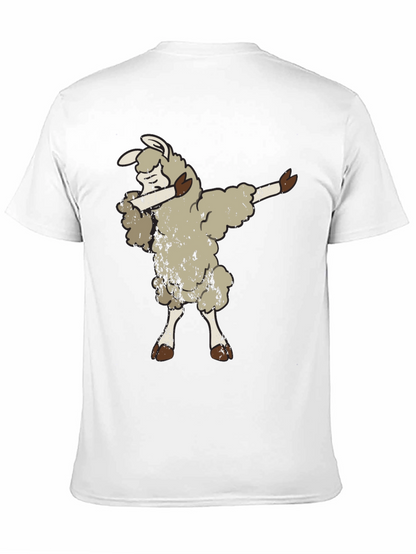 Dabbing Sheep Graphic Tee - Funny Animal T-Shirt