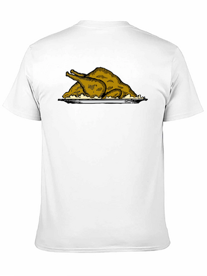 Roasted Turkey Graphic Tee - Thanksgiving Style