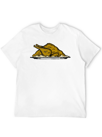 Roasted Turkey Graphic Tee - Thanksgiving Style