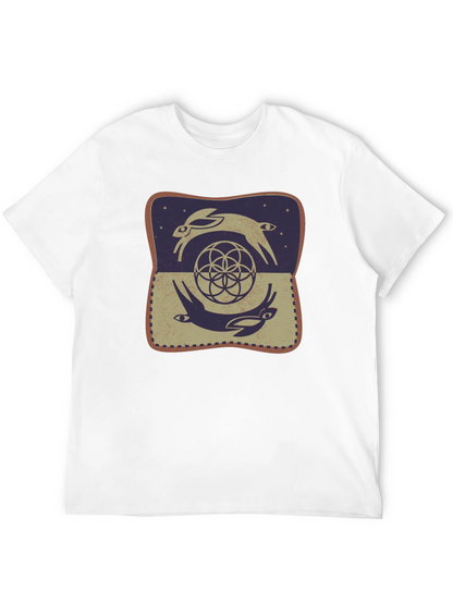Rabbit Geometric T-Shirt - Graphic Tee