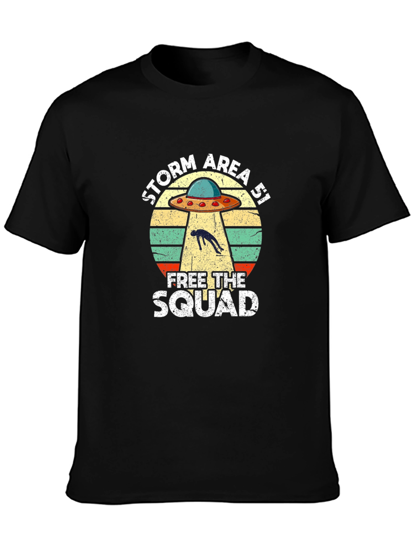 Storm Area 51 UFO Graphic T-Shirt