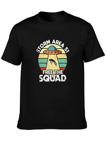 Storm Area 51 UFO Graphic T-Shirt