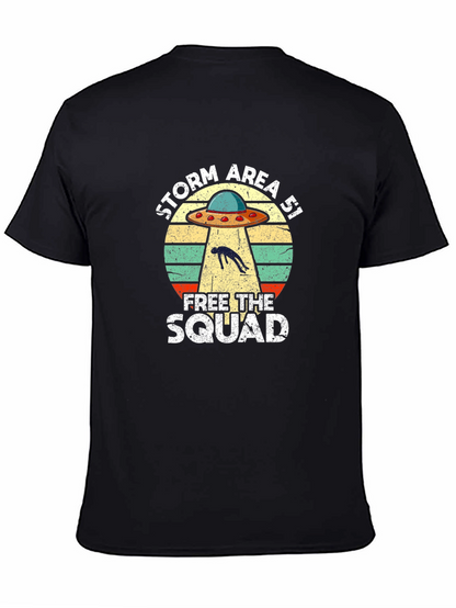 Storm Area 51 UFO Graphic T-Shirt