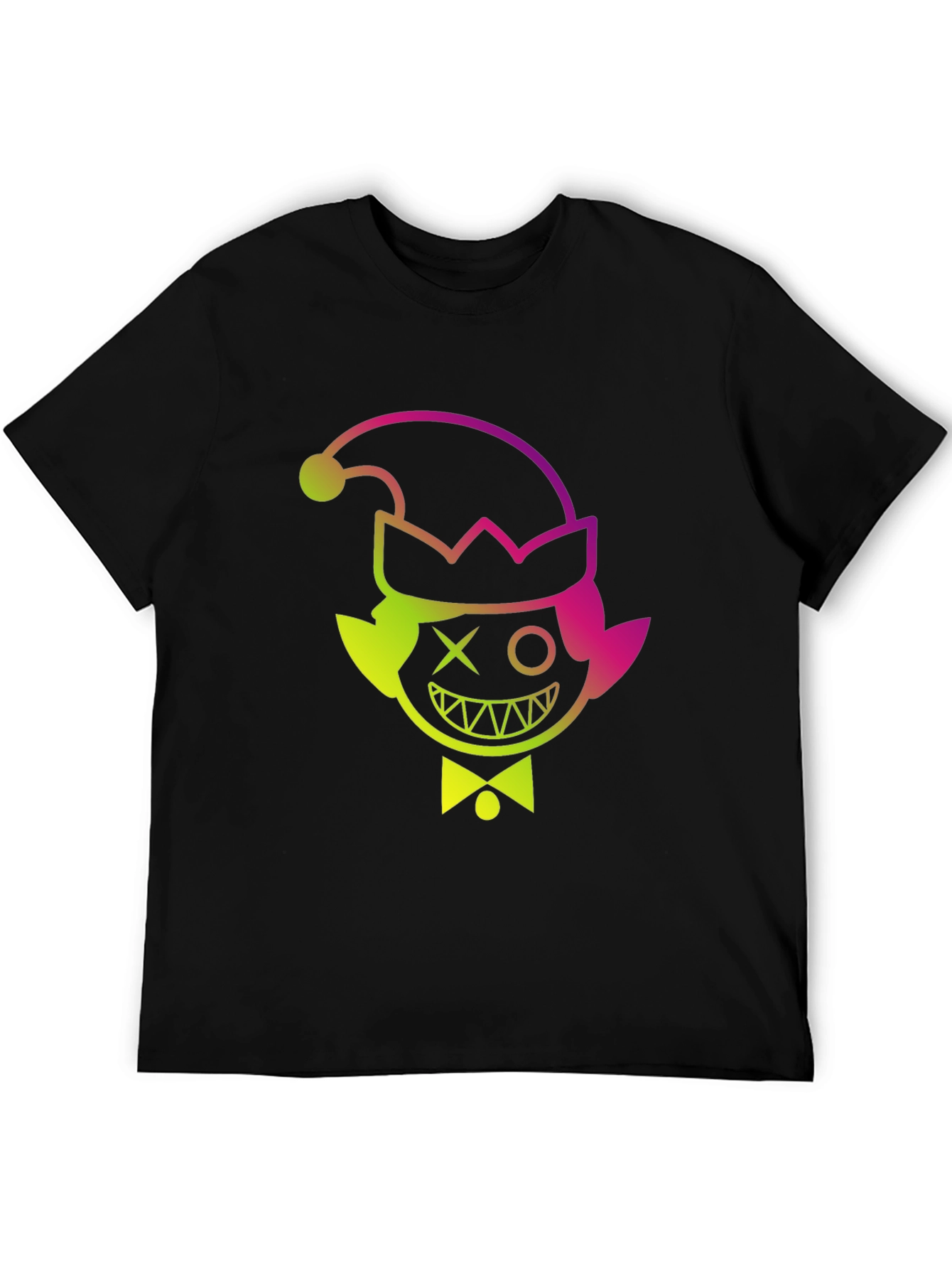 Elf Mischief Tee: Gradient Graphic Print
