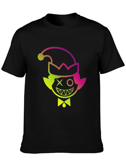Elf Mischief Tee: Gradient Graphic Print