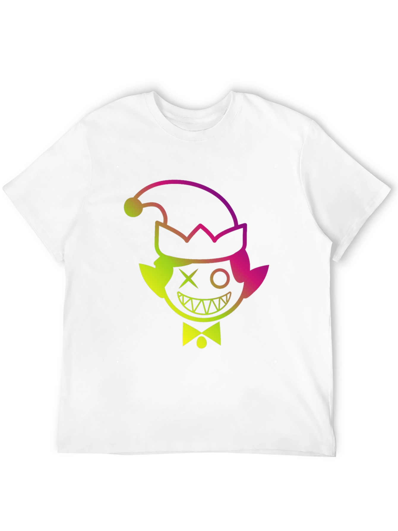 Elf Mischief Tee: Gradient Graphic Print