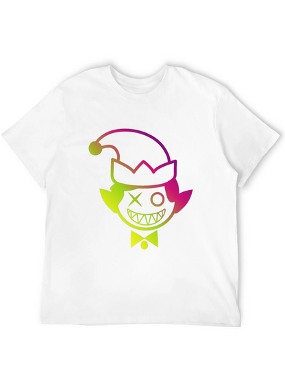 Elf Mischief Tee: Gradient Graphic Print