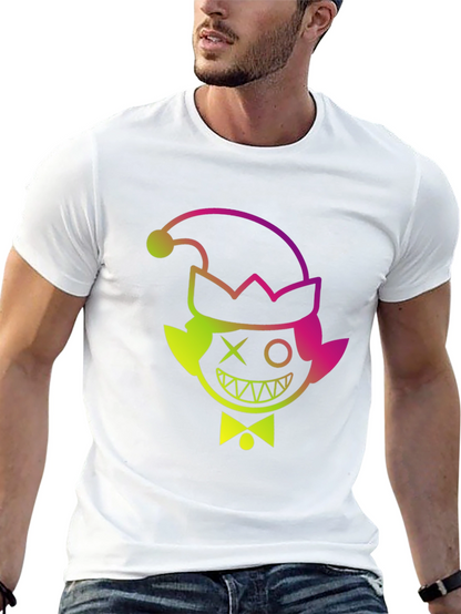 Elf Mischief Tee: Gradient Graphic Print